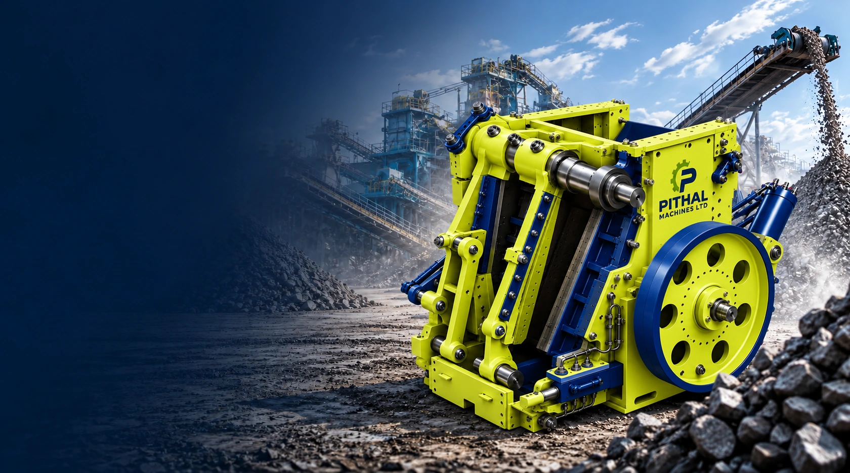 Pithal Prime UltraRock high-capacity primary crusher